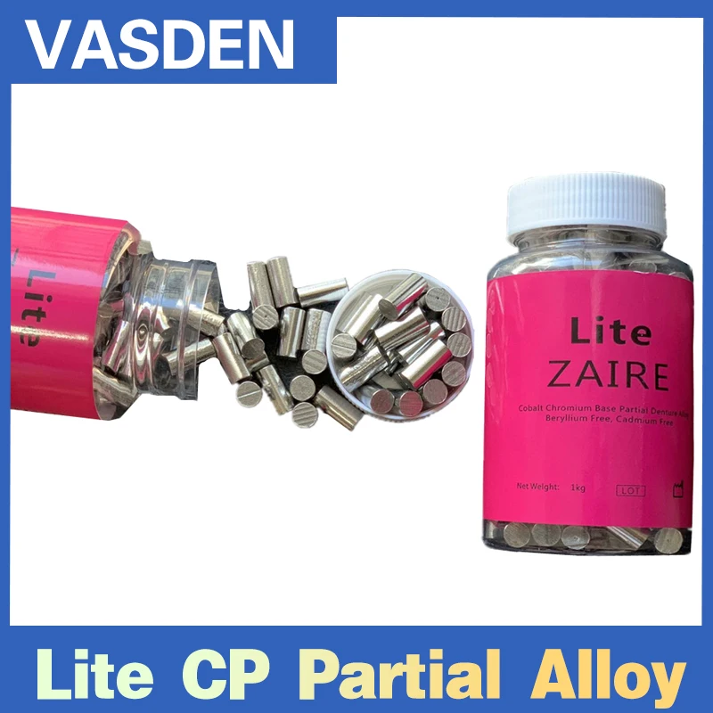 1kg dentadura removível parcial famework liga dental laboratório chromium cobalto ligas cocr metal