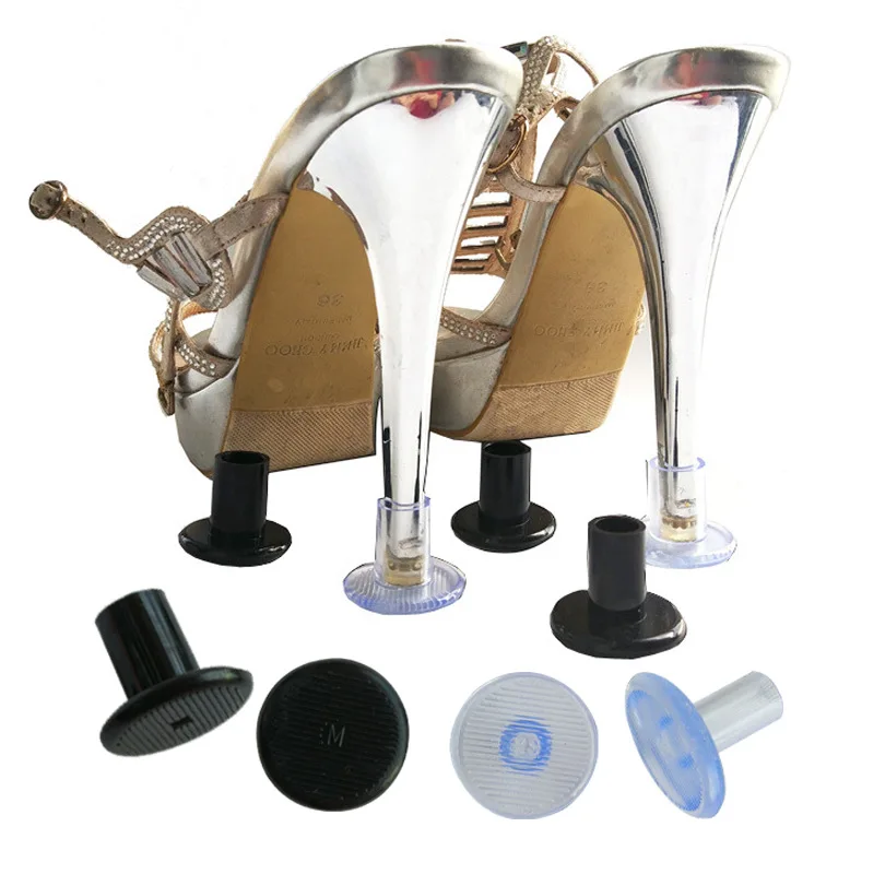 High Heel Shoe Covers Heel Protectors Anti-Slip Anti-Wear Wedding Beach Latin Dance Shoe Heel Protectors