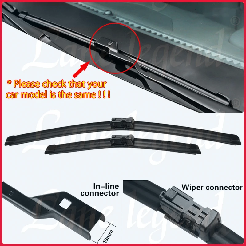 Car Front Wiper Blades For Changan CS75 2015-2022 2021 2020 Rubber Windshield Windscreen Cleaning Window 22\