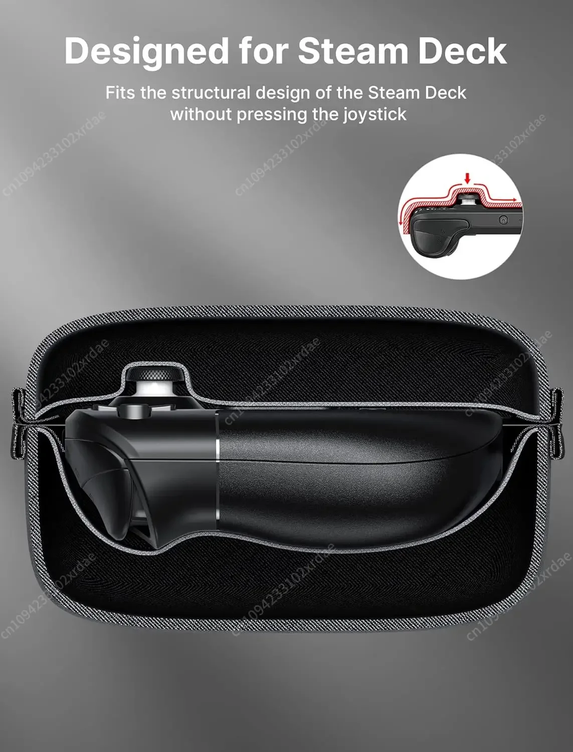 

NewSteam Deck Carrying Case,Protective Hard Shell Carry Case Built-in Charger & Docking Storage,Portable Travel Case For Steam D