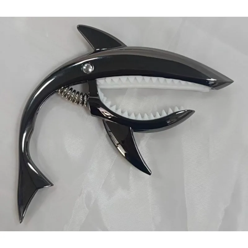 Shark Design Guitar Capo for Classical Type Electric Ukulele Bass Musical Instruments Key Trigger Tuner Guitar Part