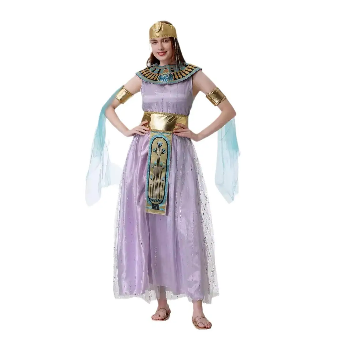 

loween New Sle Queen Godd Dr Cosplay Ancient Role-plang Costume Women's Ethnic Stage Costume Summer 2024
