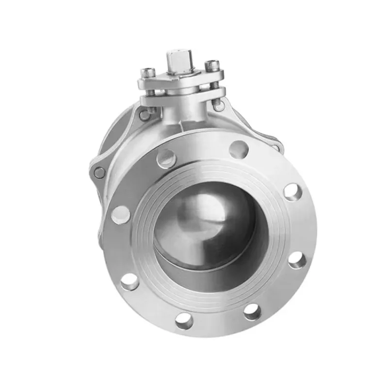 China Industrial SS 316 Manual High Pressure 2" NPS Water Steam Pipe 2pc Flange Ball Valve