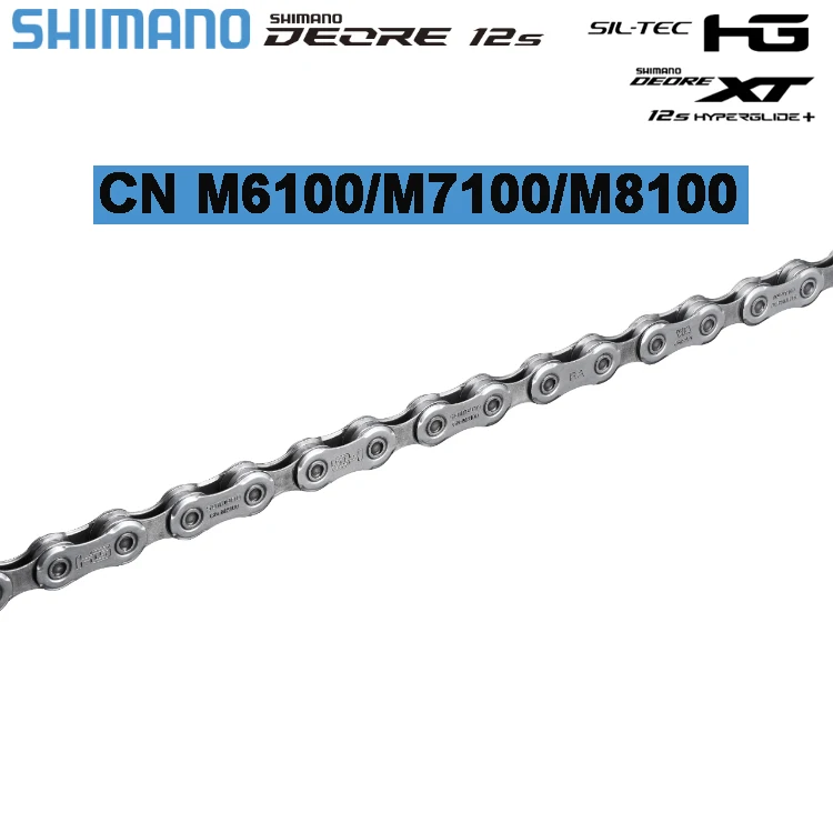 Shimano DEORE SLX DEORE XT M6100/M7100/M8100 12S chain 120L/124L 12S MTB/Road bike chain quick for HG/MS/XD Cassette 12S Chain