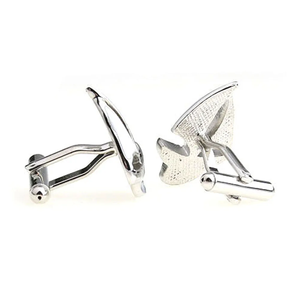 4 أنماط TZG أزرار أكمام رياضية للرجال أزرار أكمام قارب شراعي 1 زوج