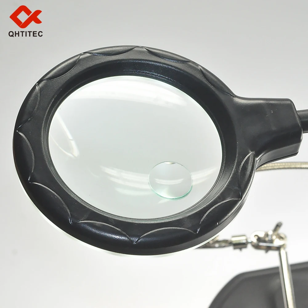 Hand Soldering Tool PCB Holder Flexible Metal Arms Helping Hands Welding Workshop Station Desktop Magnifier Soldering Tools
