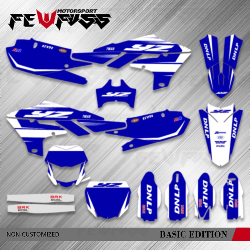 Fewfuss Motorcycle Graphics Kits for Yamaha YZF450 2018-2022 YZ250F YZF250 2019-2023 WRF450 2019-2022 WRF250 2020-2023