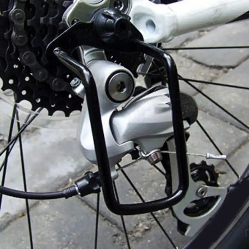 حامي رف الحرس لركوب الدراجات الخلفية والعتاد شيفتر سلسلة رف حماية لدورة الدراجات الخلفية Derailleur حامي الرف ل #6