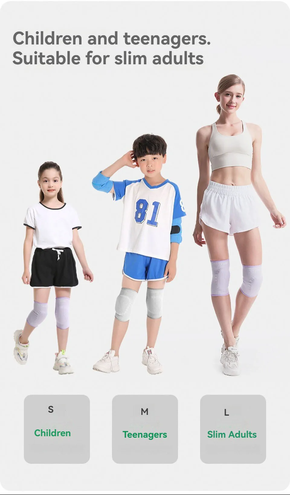 AOLIKES Volleyball-Knieschoner, Knieschutz für Kinder, Jugendliche, Erwachsene, Professionelle Knieschoner für Tanz und – Detail 6