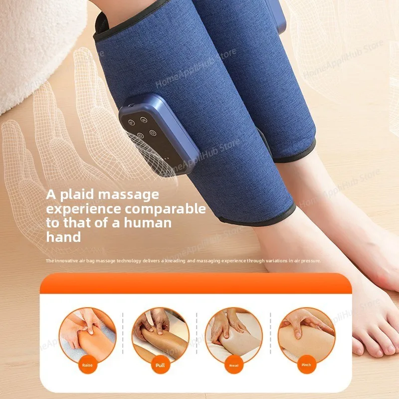 Automatic Leg Massager Device Heat Therapy Multifunctional Air Pressure Vibration Leg Massage Instrument Beauty Health Body Shap