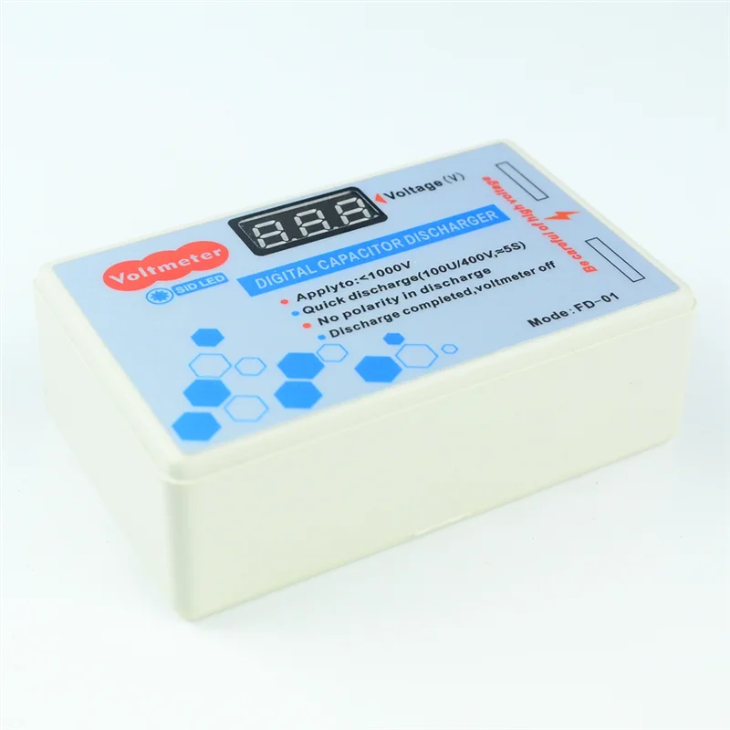 ABFI 1000V Digital Capacitor Discharger High Voltage Discharging Tool Digital Capacitor Discharger