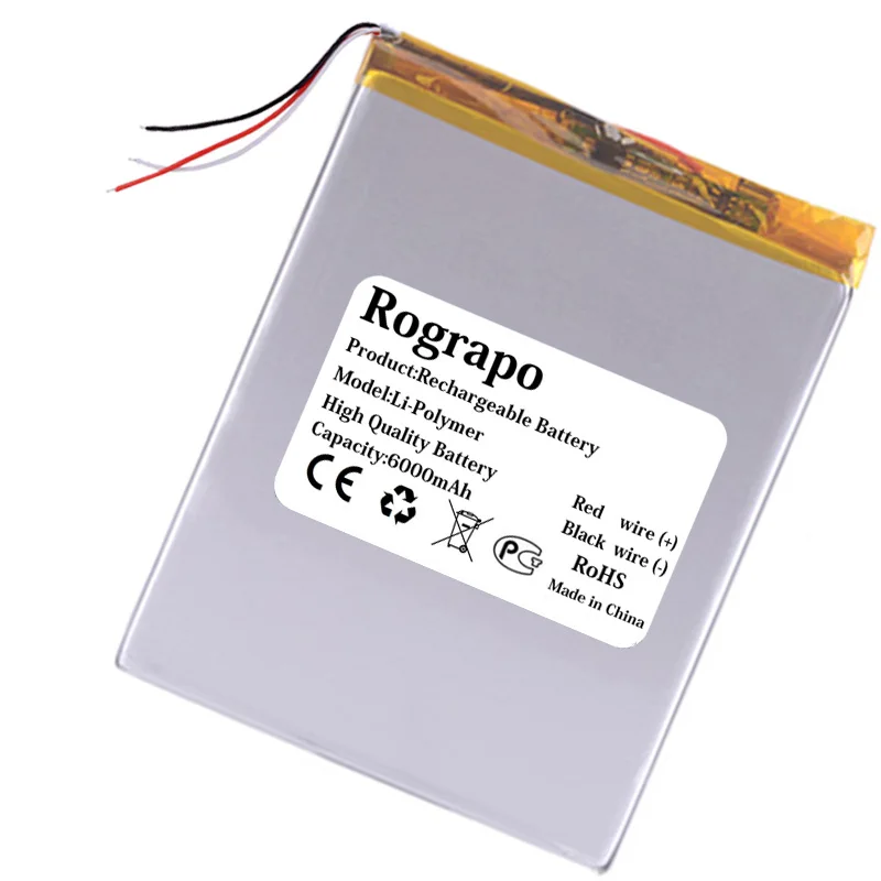 New 3.7V 6000mAh 3098120 Battery For 7 inch 8 inch 9inch 10inch Tablet PC POWER BANK 30100120 Accumulator 3-wire+tools