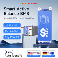DALY Smart Active Balance BMS 1A Active Balance bluetooth UART 40A 60A 100A 150A for Lifepo4 Li-Ion battery 18650
