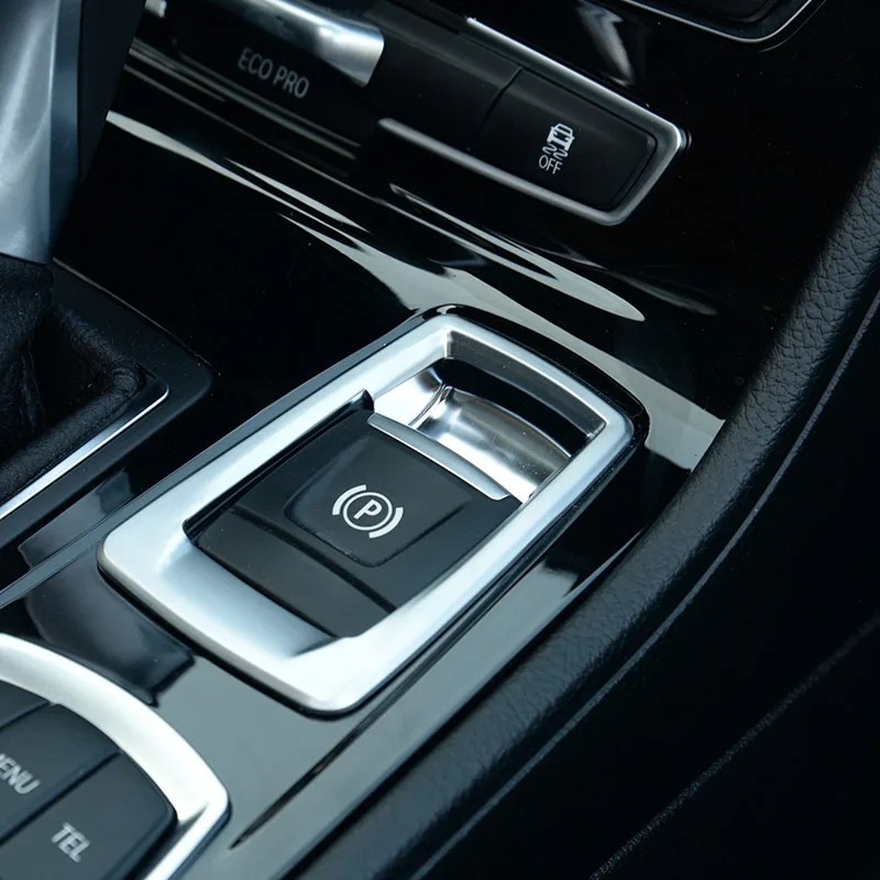 For BMW 2 Series Active Tourer F45 F46 2015-2018 Car Accessories Handbrake Electronic P File Button Cover Hand Brake Frame Trim