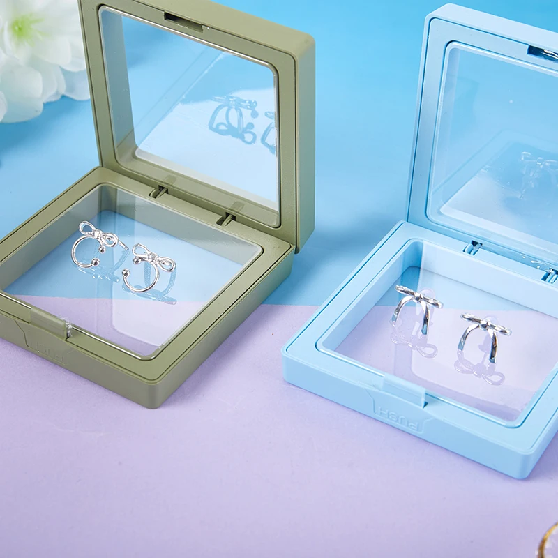 Jewelry Accessories Packaging Display Utensil Storage Box PE Film Hanging Transparent Necklace Hairpin Storage Box