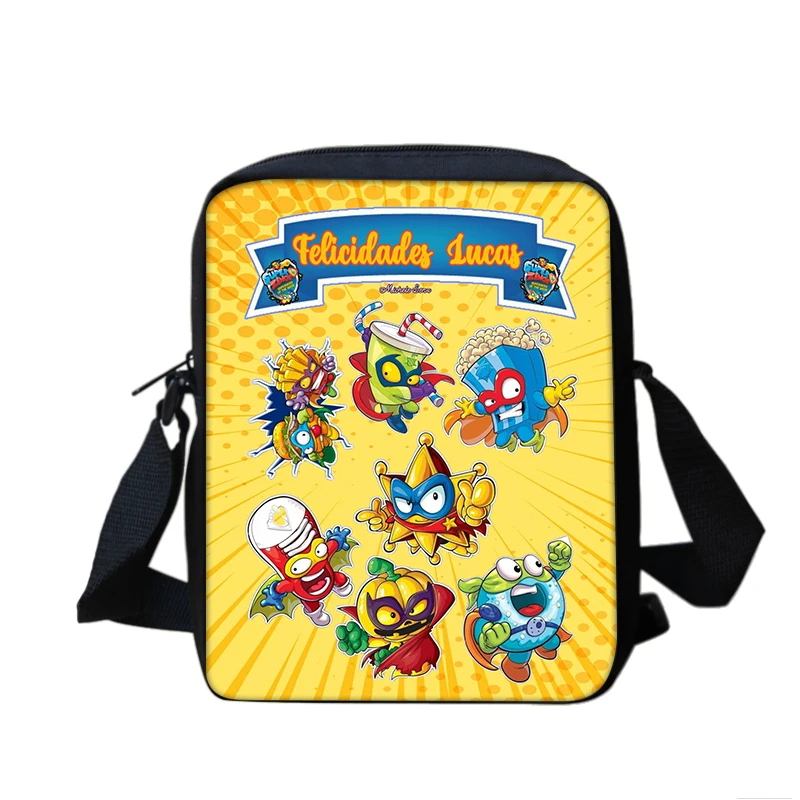 Super Zings Boy & Girl Cartoon Anime Printed Shoulder Bag Kids Casual Tote Phone Bag Men & Women Shopping bag Best Birthday Gift