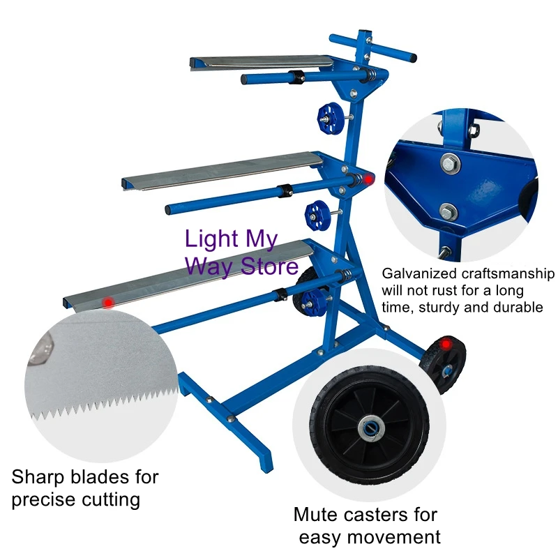 Auto Paint Masking Paper Cutting RackPainter's Masking Paper RackMobile Multifunctional Paint Protection Film Cutting Rack