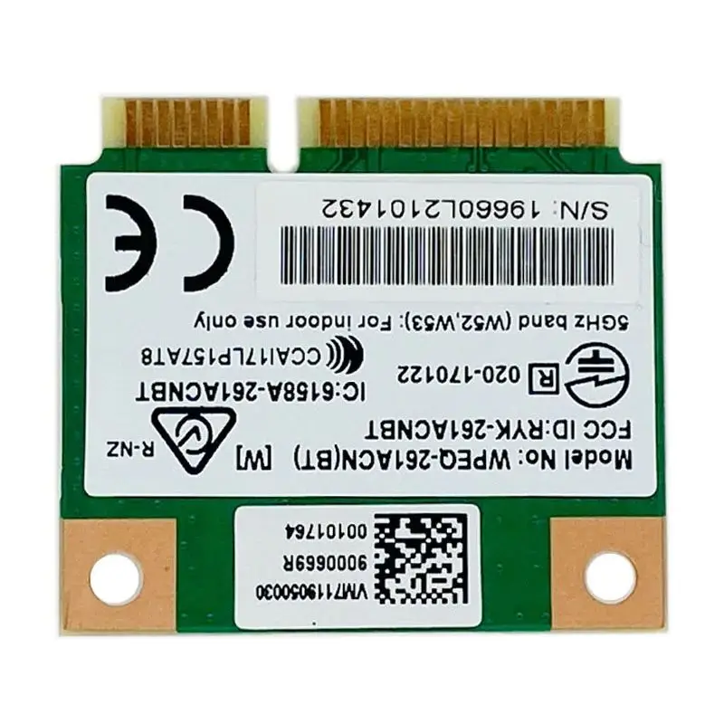 QCA6174A Dual-Band 802.11ac 1200M Wireless network Card Mini PCIe Bluetooth 4.2 Wifi Card for PC