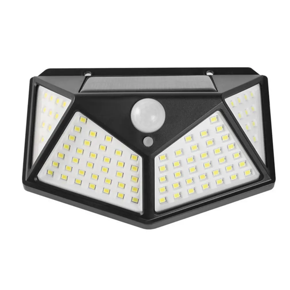 100LED Solar Lights Outdoor Smart Motion Senso lampada da parete da cortile lampada solare impermeabile lampada solare decorazione da giardino