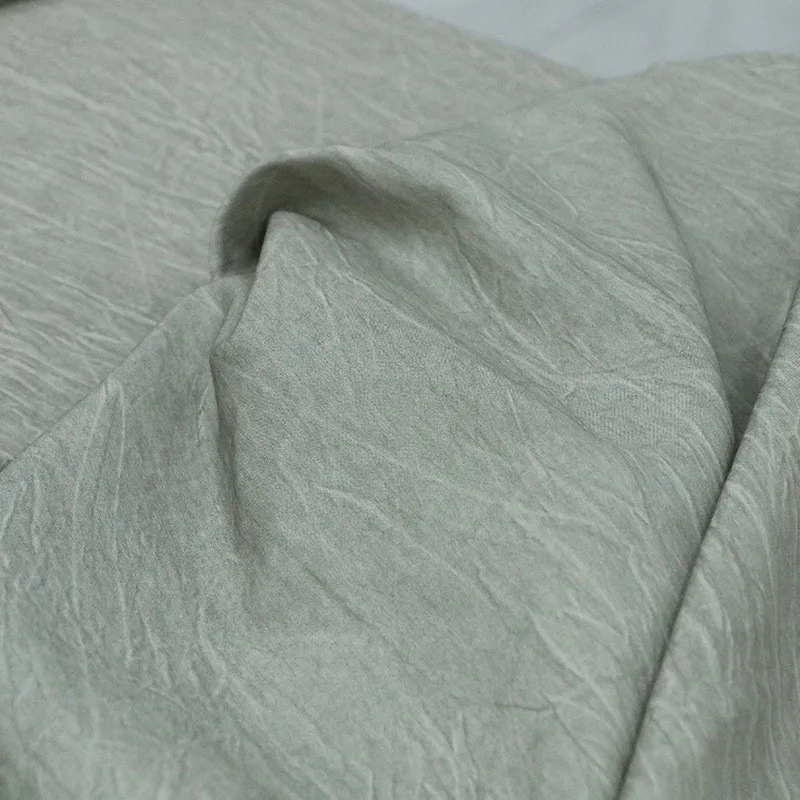 

12-дюймовый дубовый шелк, хлопчатобумажный креп и тисненая плиссированная ткань, окрашенная в холод, грязевая, жареная, дизайнерская