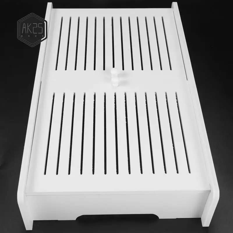 

AK25-Wireless Wifi Router Storage Boxes Wooden Box Cable Power Plus Wire Bracket Wall Hanging Plug Board Storage Shelf