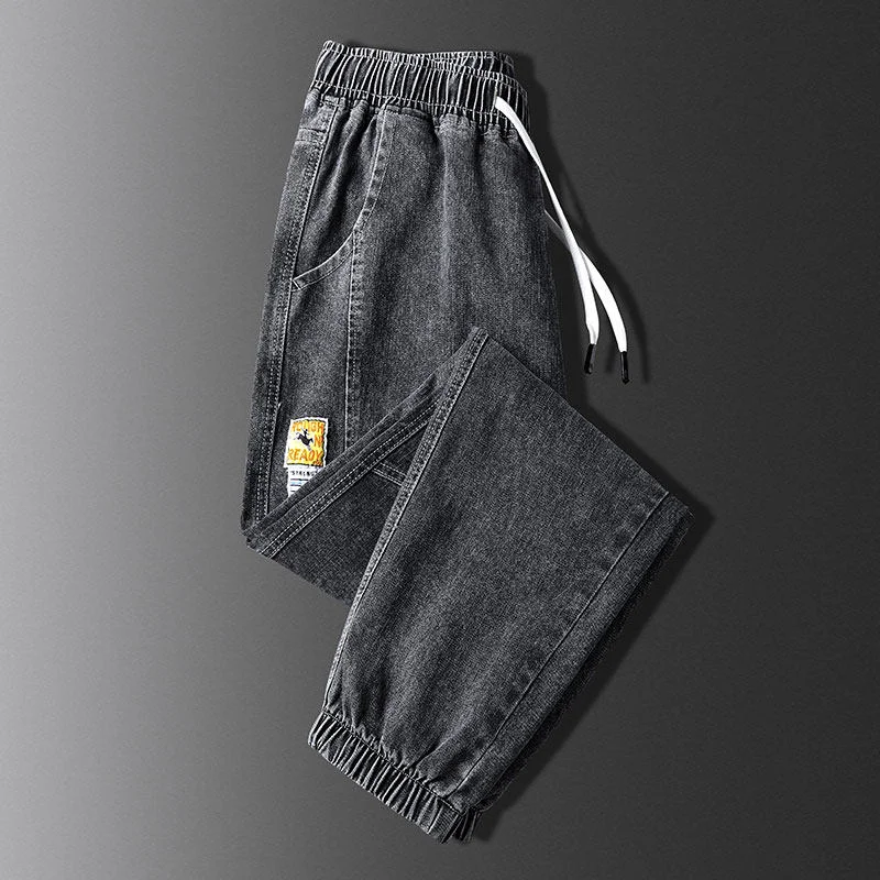 Spring Autumn Men's Workwear Jeans Durable Welding Auto Repair Resistant to Dirt Denim Workwear for Construction Workers