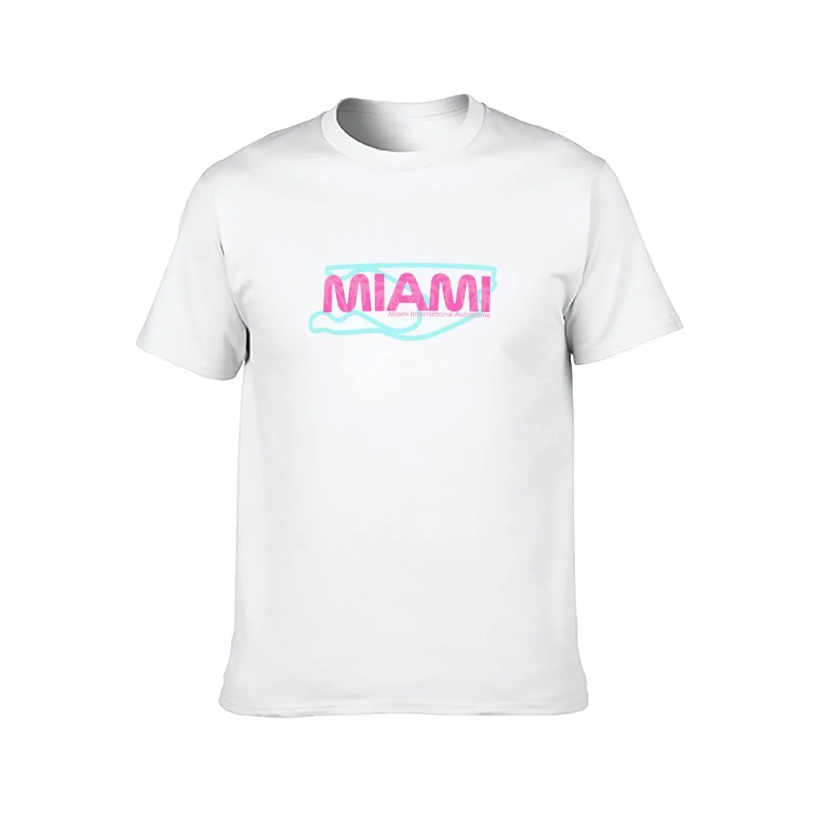 تي شيرت Miami F1 Race Track تي شيرت رجالي مخصص تي شيرت صيفي