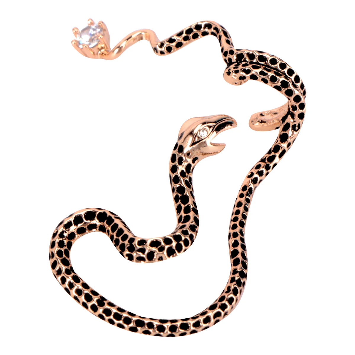 

1pc Vintage Snake Design Cuff Exaggerated Twined Ear Hook Retro Snake Ear Clip Party Graduation Birthday Anniversary Gift Women
