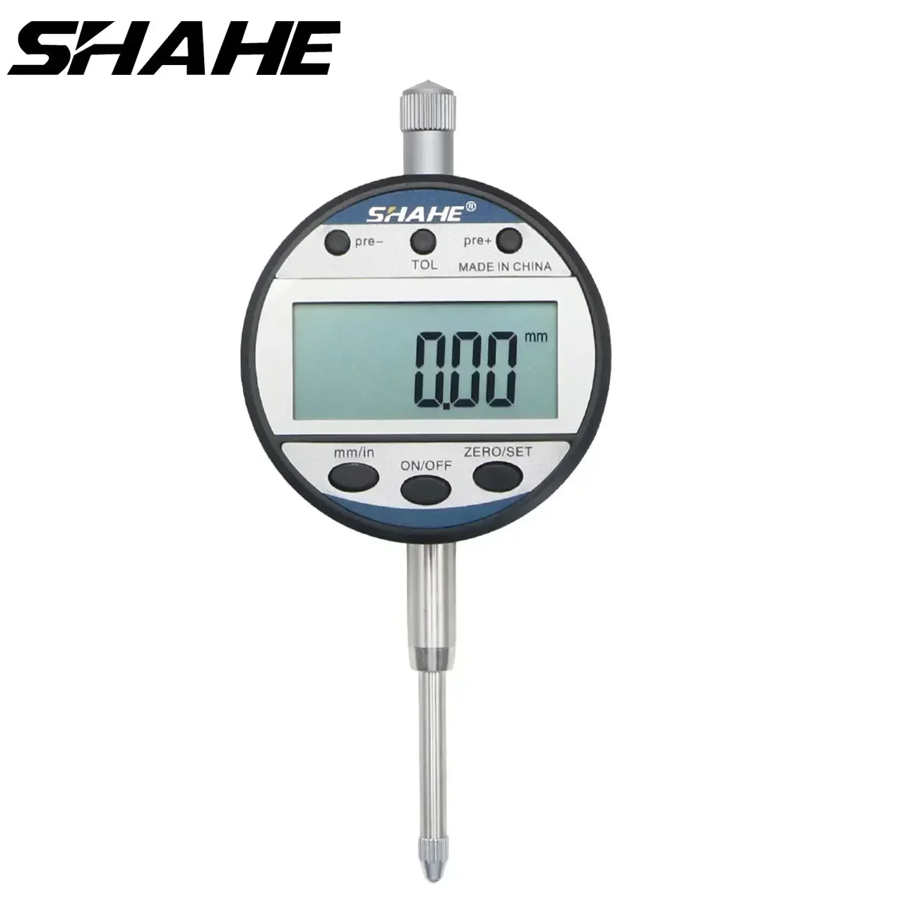 Shahe 0-12.7/0-25.4 mm 0.01mm Digital Gauge Indicator Gauge Indicator Tool Digital Dial Indicator Measuring Instrument