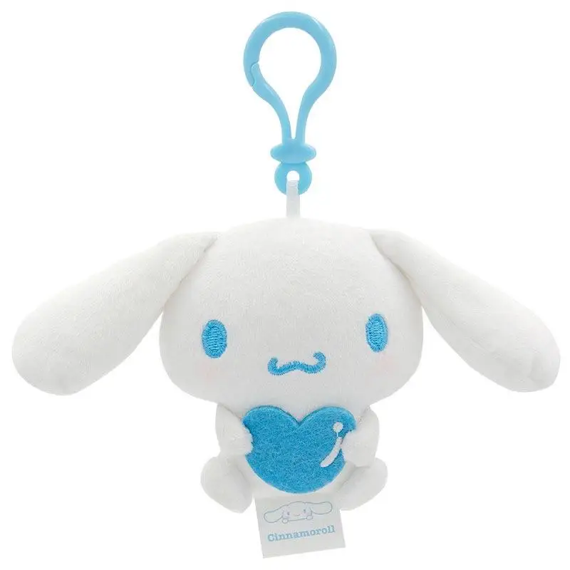 LLavero de muñeco de peluche de Hello Kitty de 10Cm, llavero de muñeco de amor Sanrio, llavero con colgante Kawaii de dibujos animados, bolso bonito para niña, regalo colgante