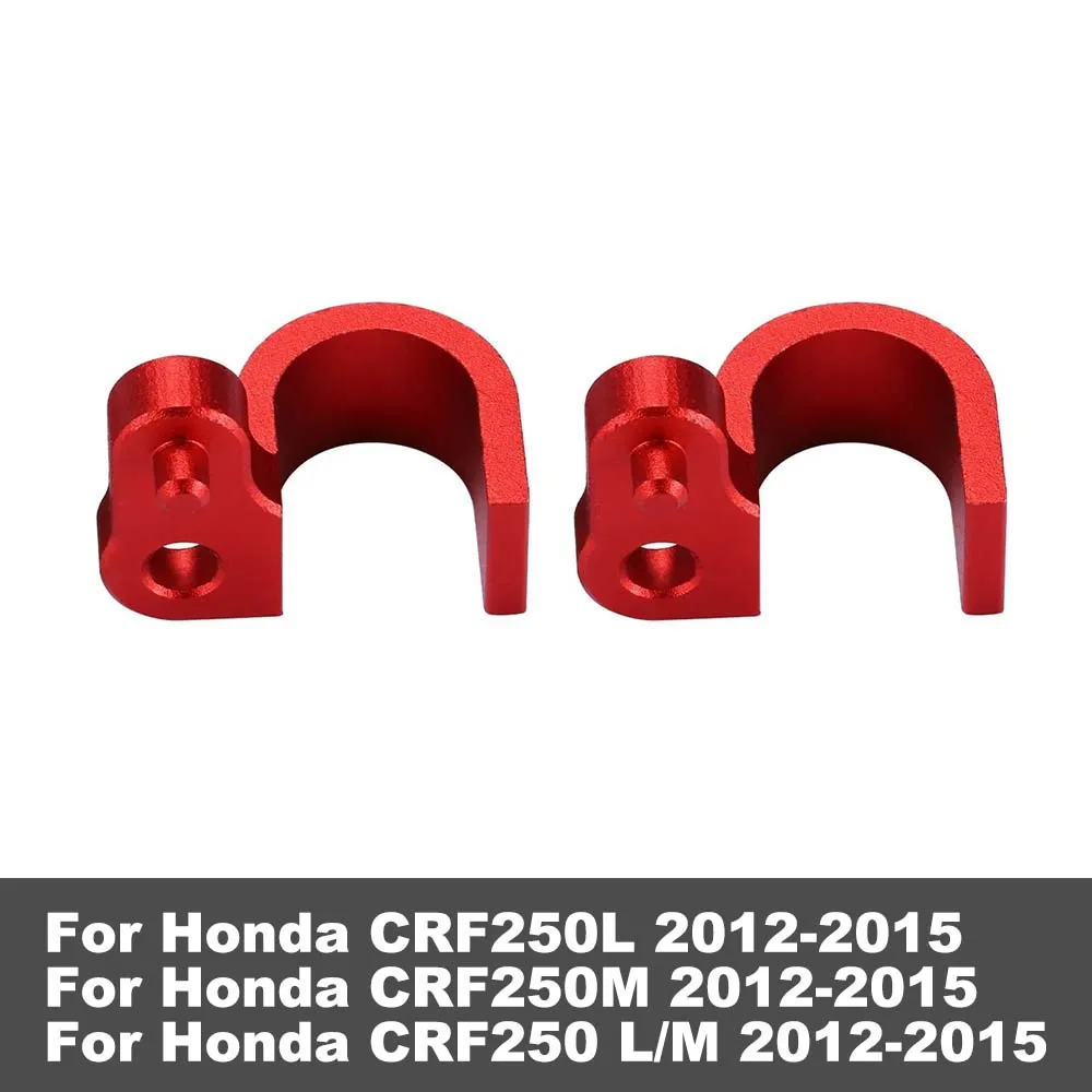 

1 pair CNC Aluminum Motorcycle Brake Hose Holder Clamp Fits For Honda CRF250L CRF250M CRF250 L/M 2015 2014 2013 2012
