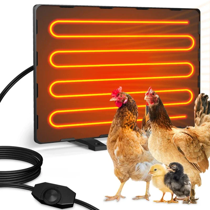 Chicken Coop Heater 100 Watts Heat Chicken Heater Energy Efficient Design Safer Than Brooder Lamps Heater for Chicken Coop