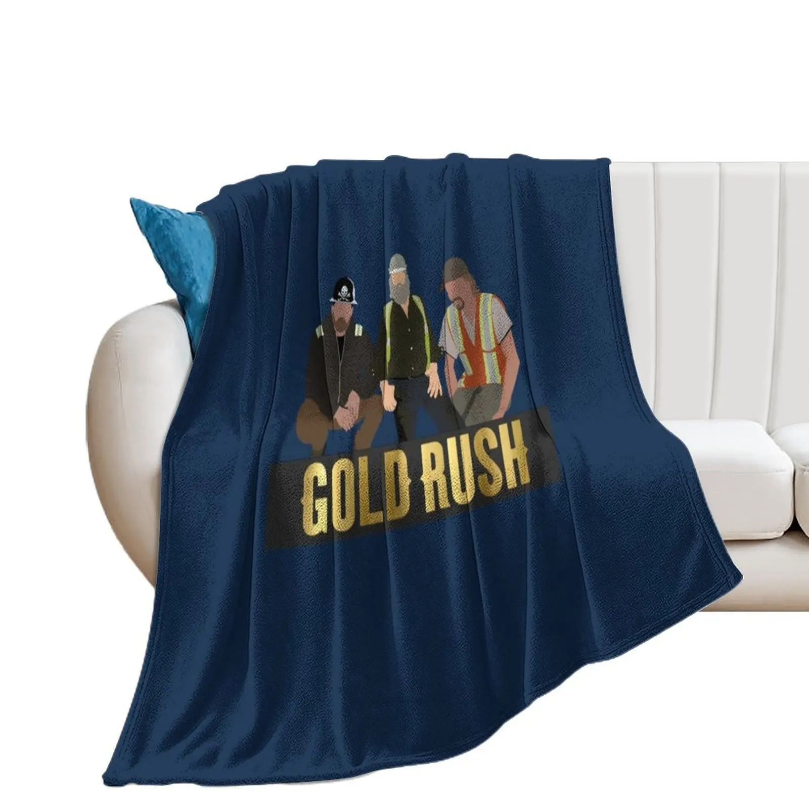 Gold Rush Parker Schnabel Rick Ness Tony Beets Throw Blanket Large Beautifuls Luxury St Furrys Blankets