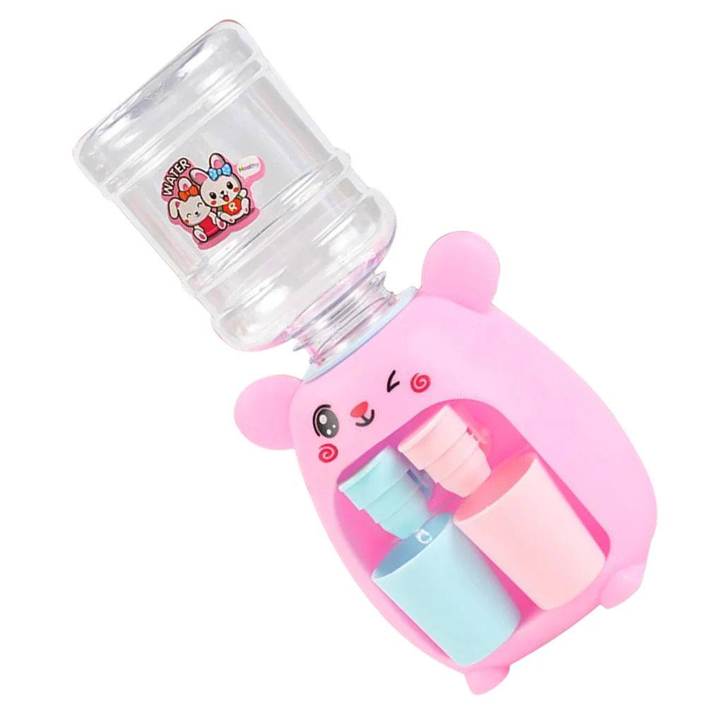 Children's Water Dispenser Kids Pretend Toy Desktop Funny Toys Cute Fountain Mini Plaything Drinking Model Refrigerators