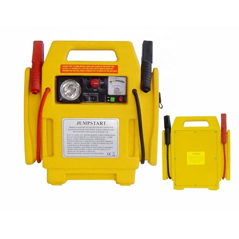 Fast jump start portable power station multifunctional jump starter without air compressor