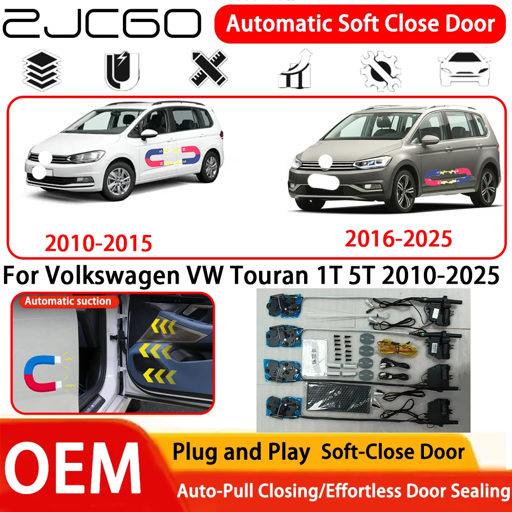 

for Volkswagen VW Touran 1T 5T 2010-2025 Car OEM Plug and Play Automatic Electric Soft Close Door Comfort Closing System