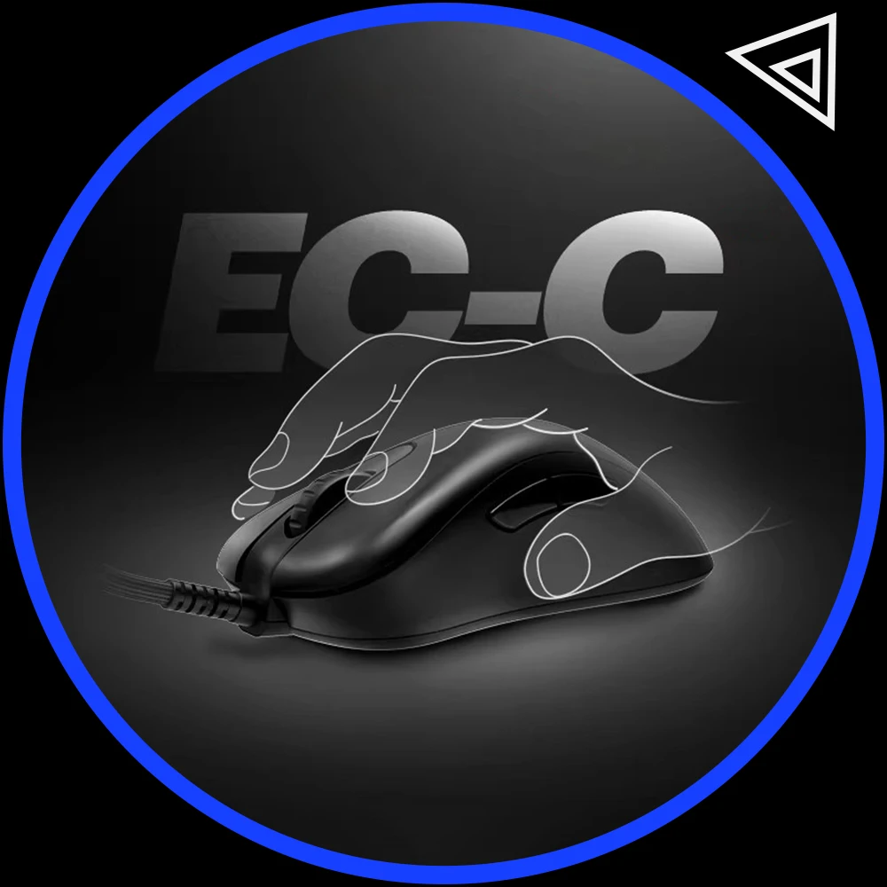 ZOWIE EC-C Gaming Mouse Anti-jamming Ergonomi Design Technology 3360 Sensor 1K Wireless Mouse Low Delay Light Weight Mouse Gamer