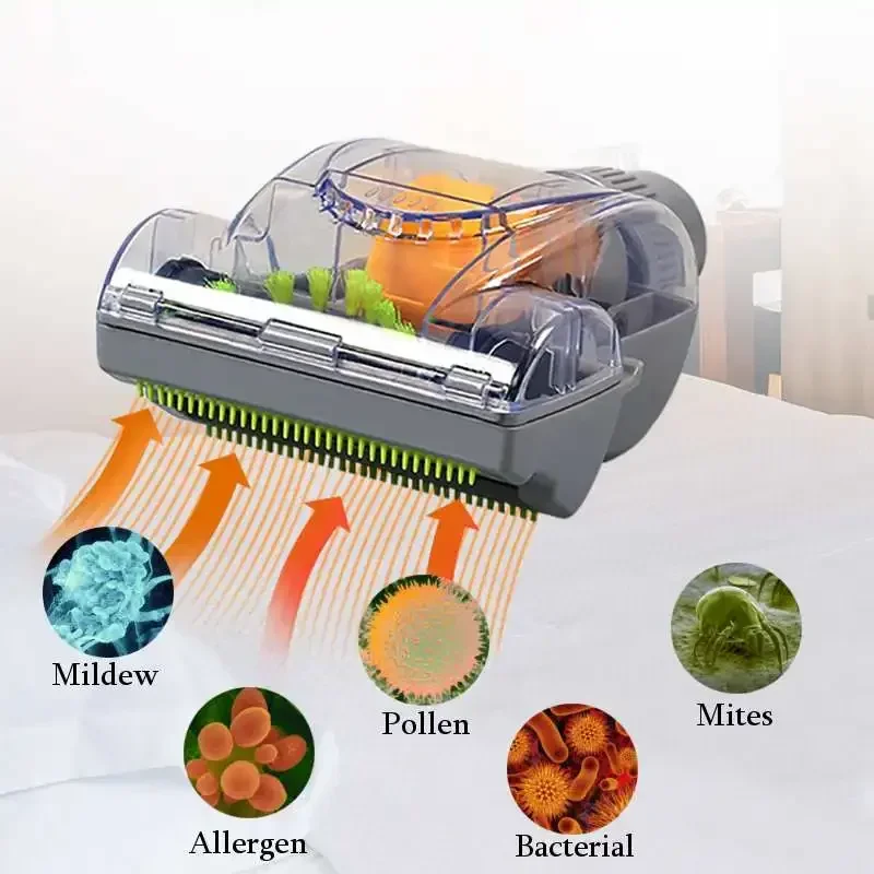 32mm/35mm Vacuum Cleaner Accessories Turbo Vibration  Curtain brush Remove Mites Deep Clean Turbo Brush Head Convenient Cleaning