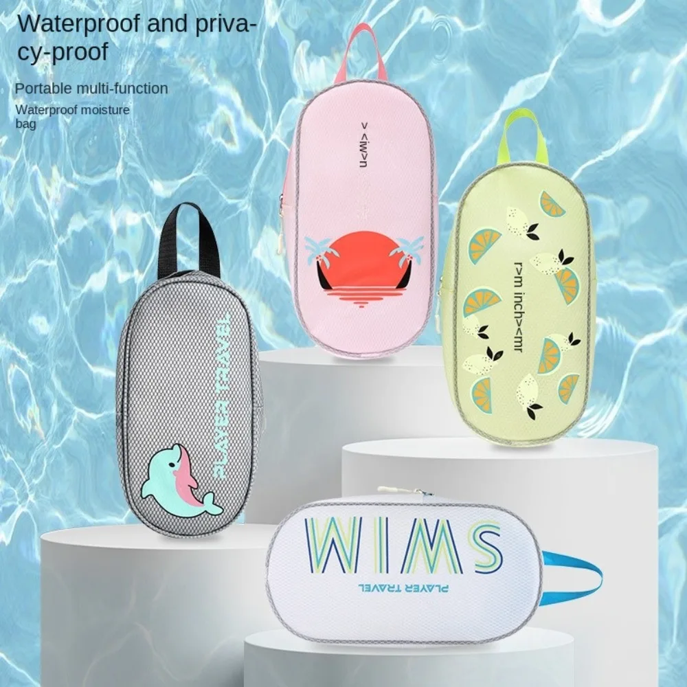 

Waterproof Swimming Handbag Large Capacity Dry Wet Separation Toiletries Bag Cute Breathable Pool Waterproof Storage Bag