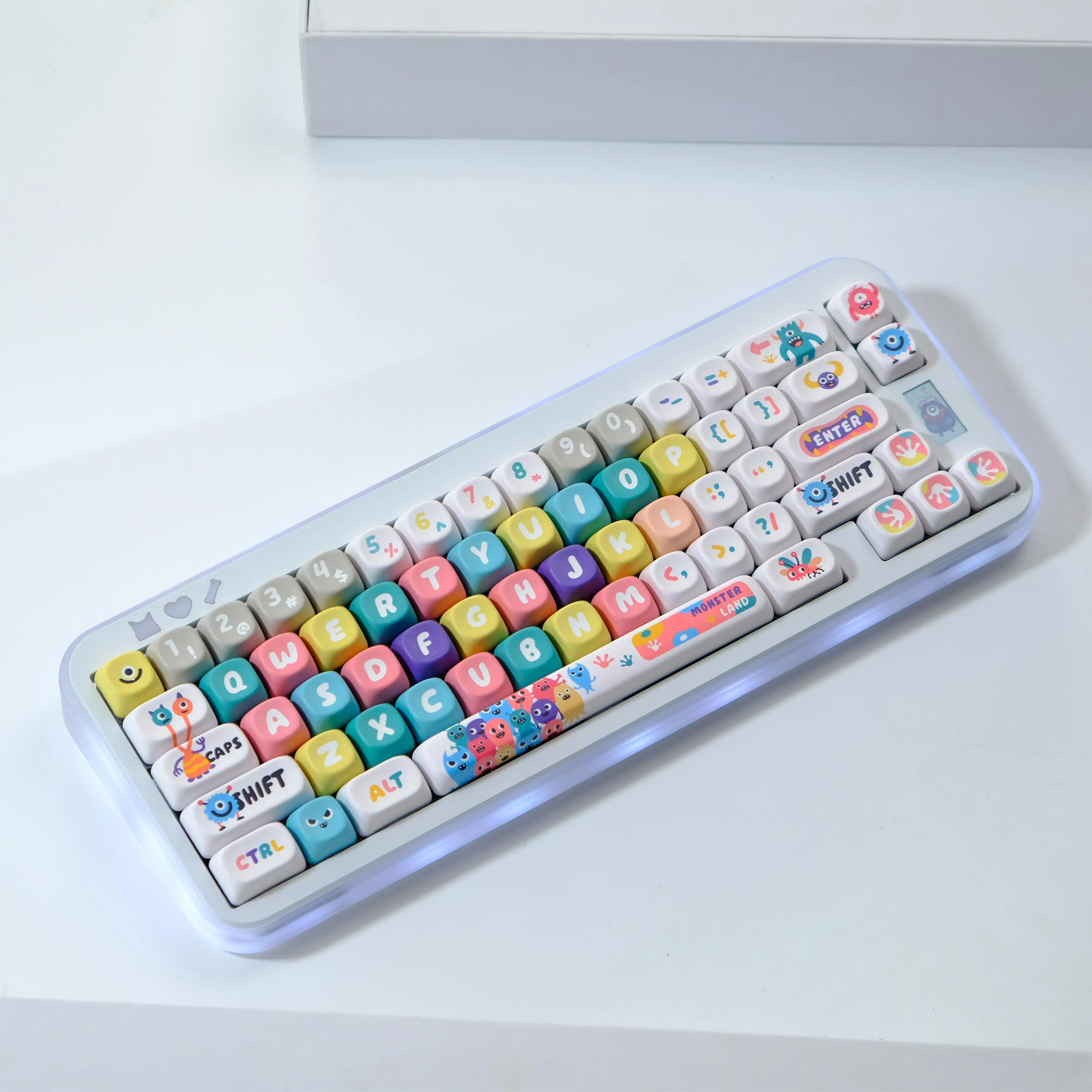 Monster Keycaps MOA Height PBT Sublimation Mai from VGN Rain 75 68 84 87 98 104 108