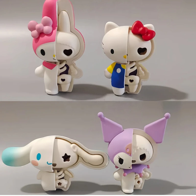

Новинка в наличии: Серия Kawaii Kt Cat Semi Dissection, коллекционная фигурка в слепой коробке, украшение для рабочего стола, праздничные подарки-сюрпризы для девочек