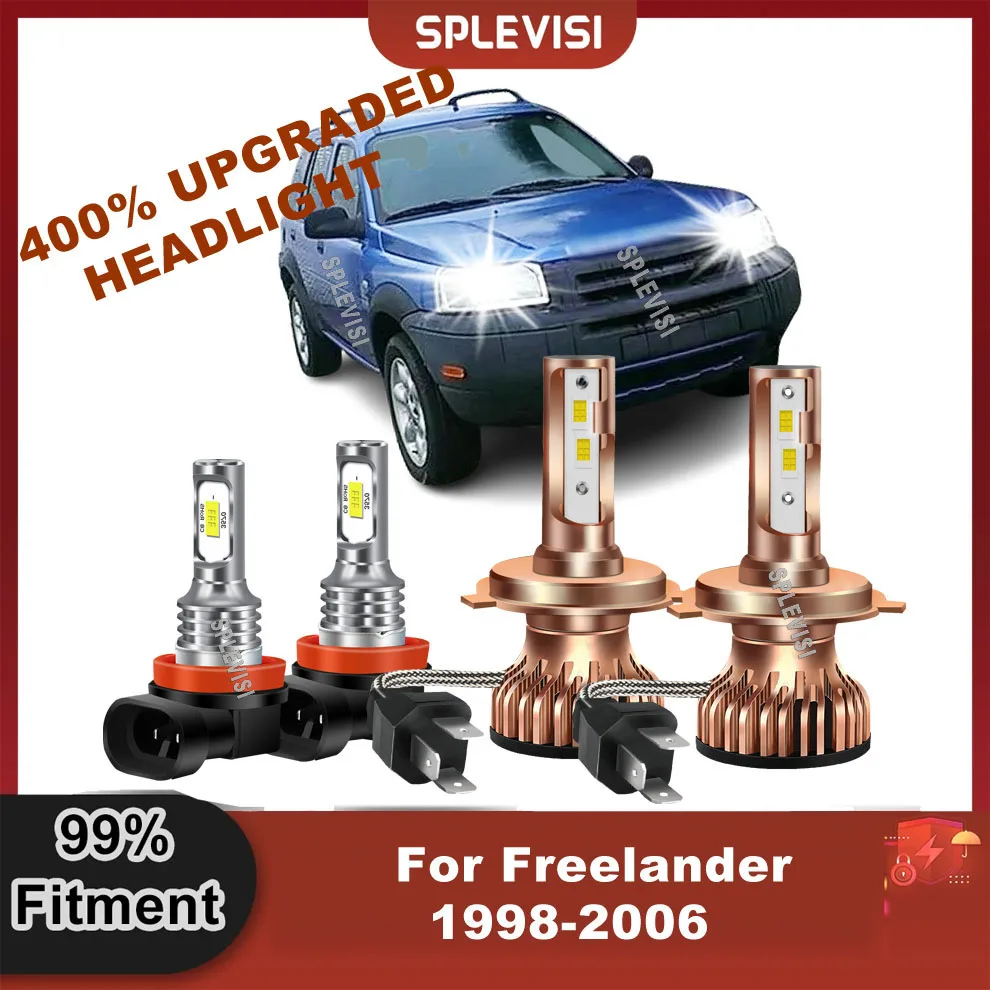 

Headlight Front Fog Lamp Light Bulbs 12v Xenon White Replace Halogen For Land Rover Freelander 1998-2006 1999 2000 2001 2002