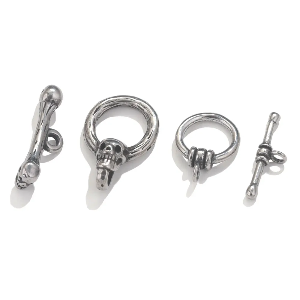 2set/lot Stainless Steel OT Clasp Connector Toggle Clasps Buckle For Jewelry Making DIY Bracelet Necklace Jewelry Findings