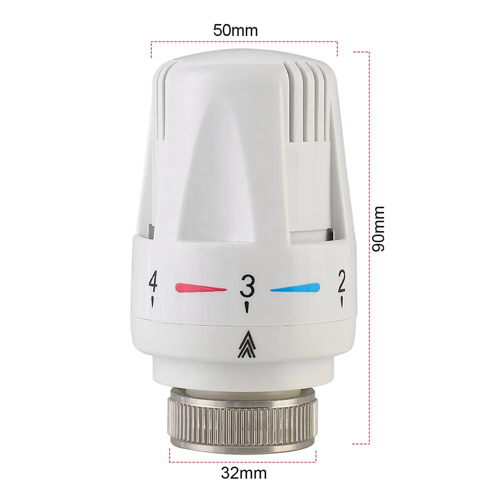 Válvula termostática do radiador para o sistema do aquecimento, válvulas pneumáticas do controle da temperatura, controlador remoto, cabeça do