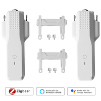 Zigbee Smart Curtain Robot Upgraded Smart Curtain Driver For Roman I Type U Type Curtains Track Alexa Google Home Voice Control