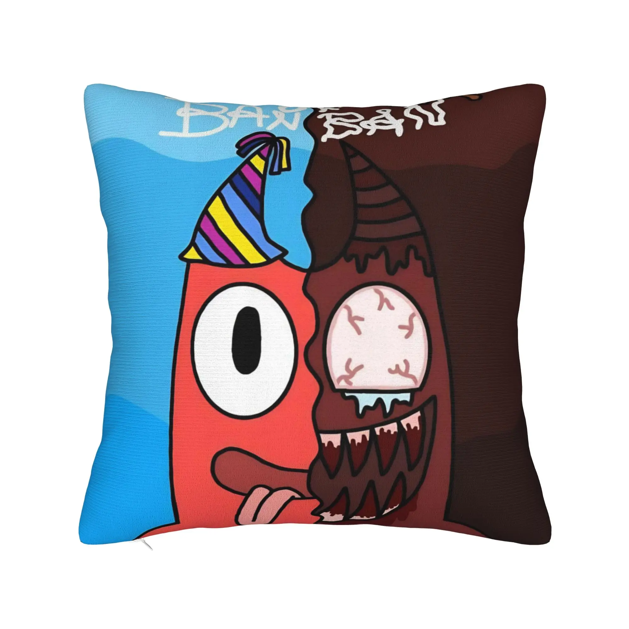 

Decorative Pillowcase Garten of Banban Funny Games Product Seater Throw Pillow Case Cover Zipper Multi-Size
