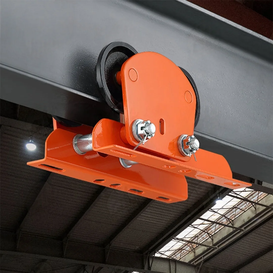 Manual running car micro electric hoist running car home small crane I-beam hand push running car micro electric running car