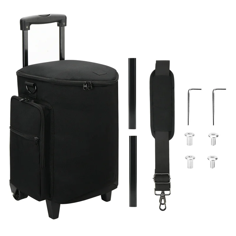 

Carrying Bag For Bose S1 Pro/Pro+ Speaker Portable Storage Pull Rod Case Speaker Case W/ Elastic Band For Traveling