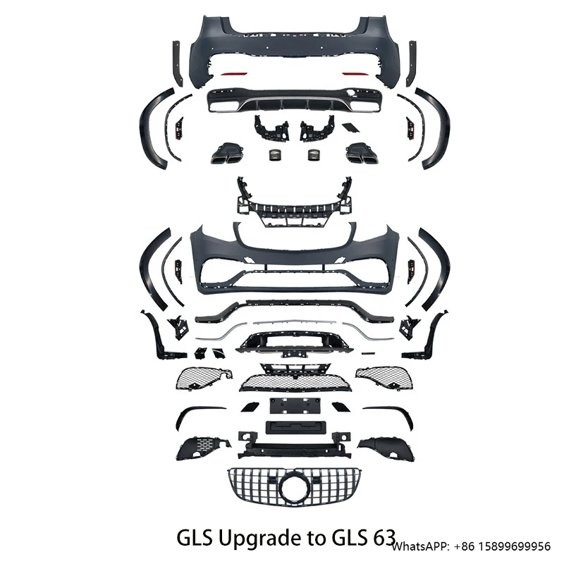 

Automotive Body Systems Car Accessories Full Modified parts Upgrade To GLS AMG 63 Body Kit Car Accessories for Benz GLS