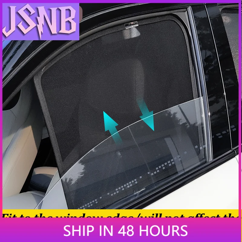 New LINNUNU fit for Geely Okavango Magnetic Car Sun Shade UV Protection Curtain Window Sunshade Side Window Visor Summer Haoyue